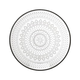 Avet Plato Llano Colección Lidya, 28 cm (6 unidades), con relieve exterior